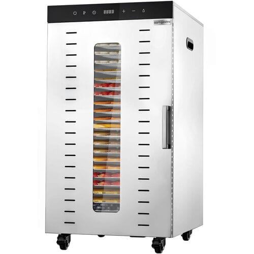 GGM Gastro Dörrgerät / Dörrautomat - mit 24 Ablagen - Edelstahl - 2 kW