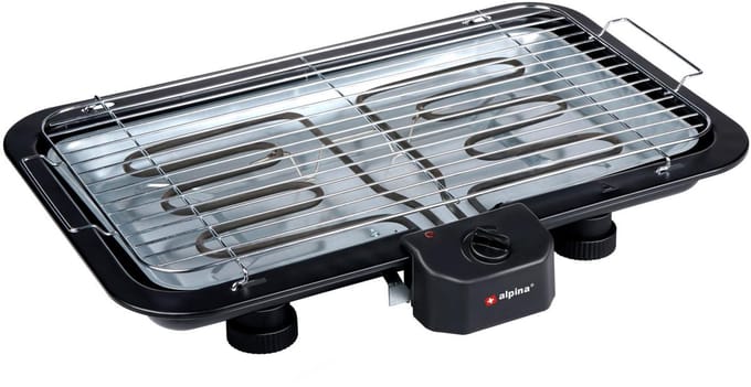 alpina Elektrische Tafelbarbecue 2200W - Instelbare Temperatuurregeling