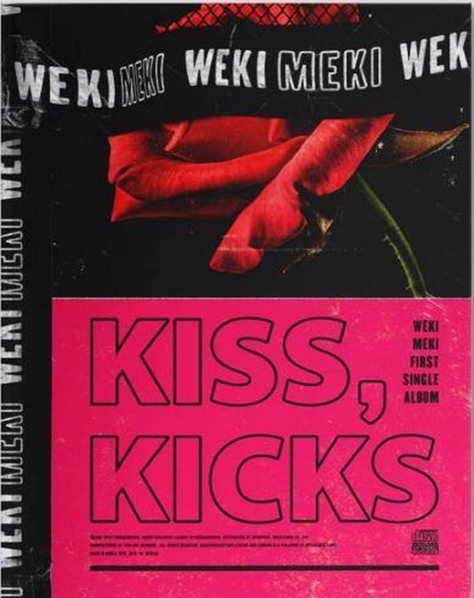 Weki Meki   Kiss  Kicks   1e Single Album  Kiss Ver.