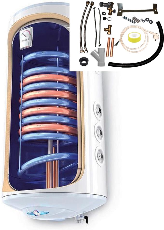 Tesy Bilight 2 warmtewisselaar verticaal 150 Liter met installatieset
