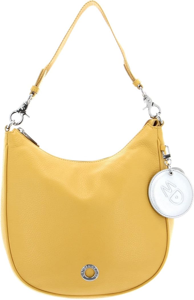 MANDARINA DUCK Leren Schoudertas Mellow Leather Hobo Ochre Geel