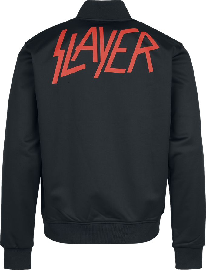 Slayer Trainingsjas - Soccer Trackjacket - S tot 5XL - voor Mannen - zwart
