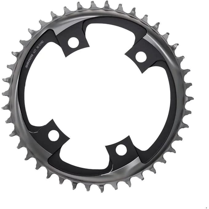 Kettingblad Sram X-Sync 40 Tands, 4-Arm, 107 Mm Gatafstand, Polar Grijs