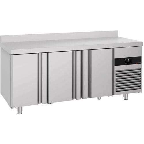 GGM Gastro Kühltisch PREMIUM - 1865x700mm - mit 3 Türen - Aufkantung