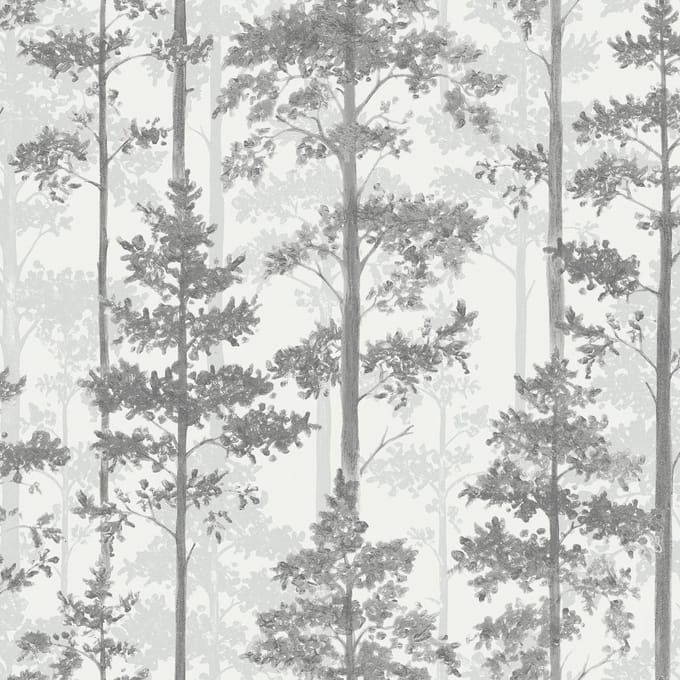 Boråstapeter Vliesbehang 38765 - Borosan Hem - Botanisch Wit - 53cm x 11.20m