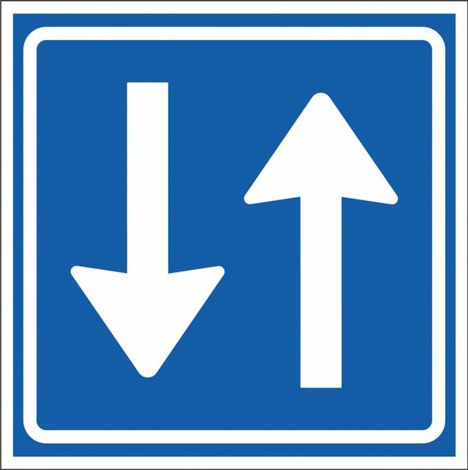 Inrijden toegestaan sticker, C5 400 x 400 mm