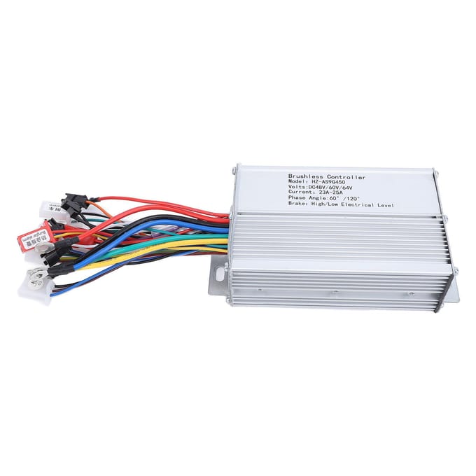 48V 60V 64V 450W Motor Borstelloze Controller Aluminiumlegering Elektrische Fiets Motorcontroller voor Elektrische Fiets Scooter white