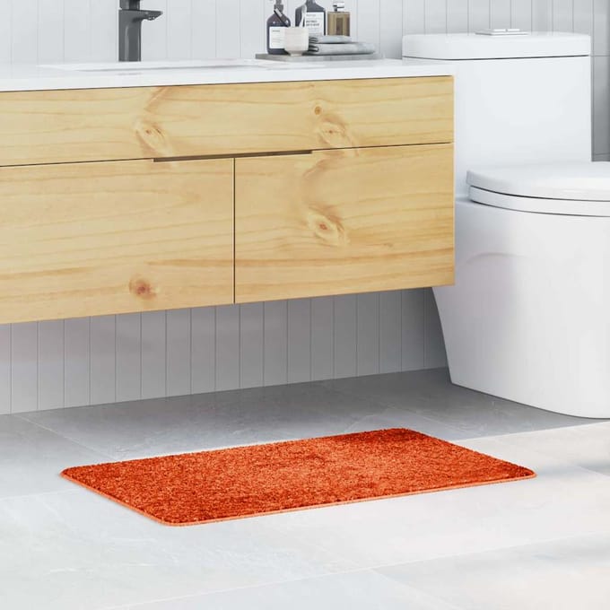 vidaXL - Antislip - Badmat - Oranje - 50 - x - 80 - cm - PP