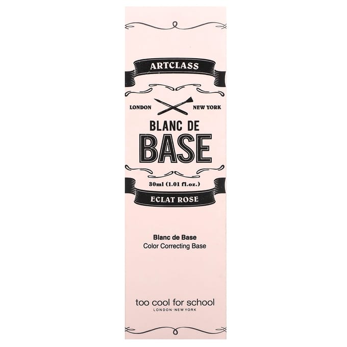 Trop Cool pour l'École, Artclas, Blanc de Base, #2 Éclat Rose, 1,01 fl oz (30 ml) white