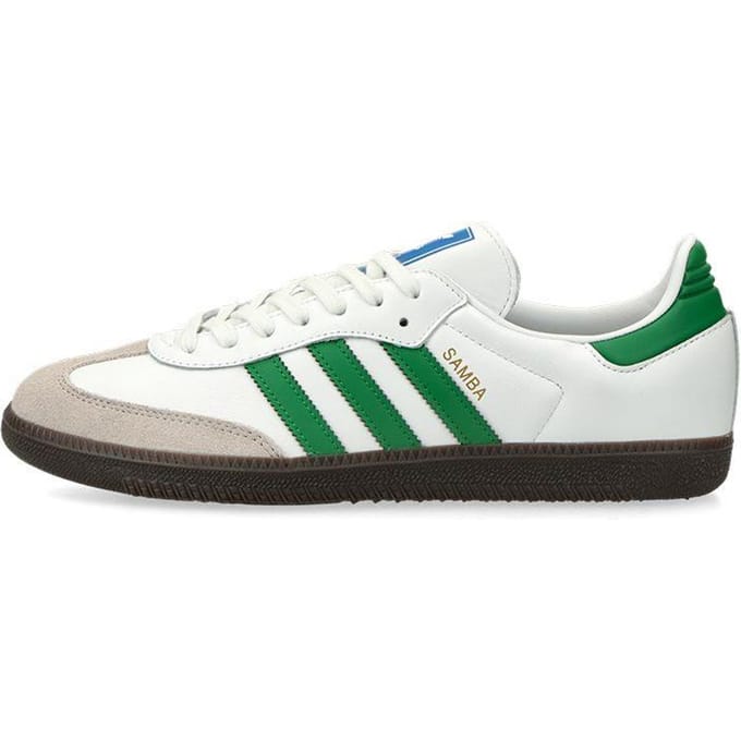 adidas Samba OG Wit Groen Unisex Sneakers Cloud-White Supplier-Colour IG1024 37⅓ white