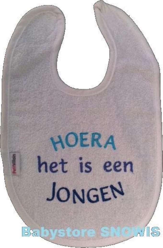 Slab "Hoera het is een jongen" Petit villain