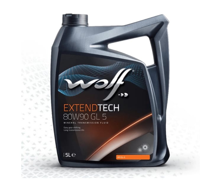 Wolf Extendtech GL 5 80W90 versnellingsbakolie - 5L