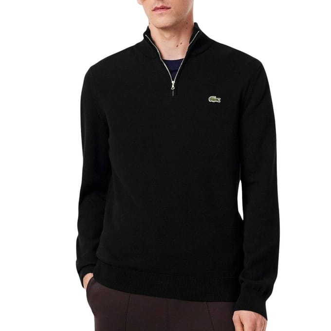 Lacoste 1/4 Zipper Sweater Heren - Maat XS