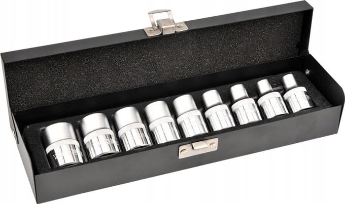YATO Torx Dop Dop Set E10-E24 9-delig met koffer