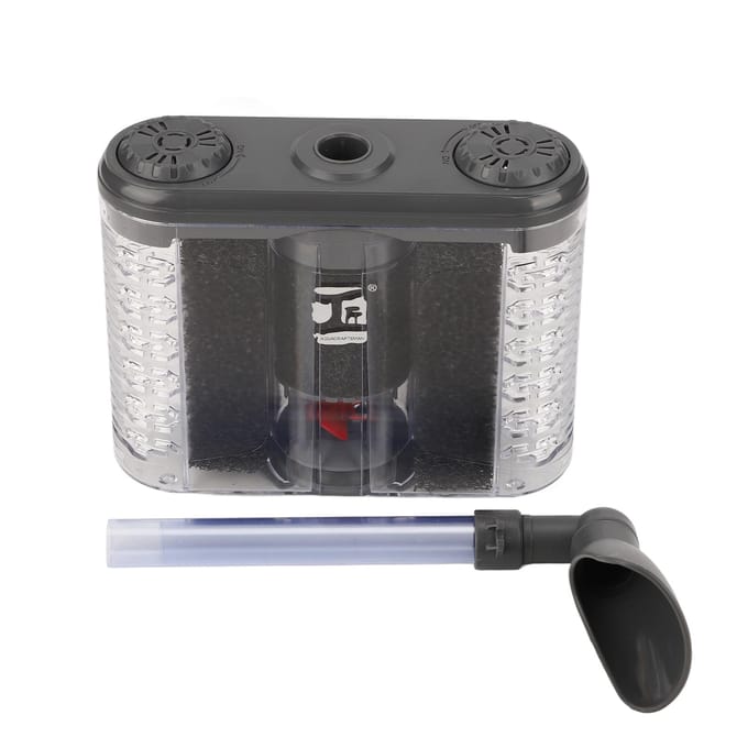 Spons Aquariumfilter Stil Poep Reinigen Zuurstofrijk Bacteriënkweek Dubbele Spons Aquariumfilter black