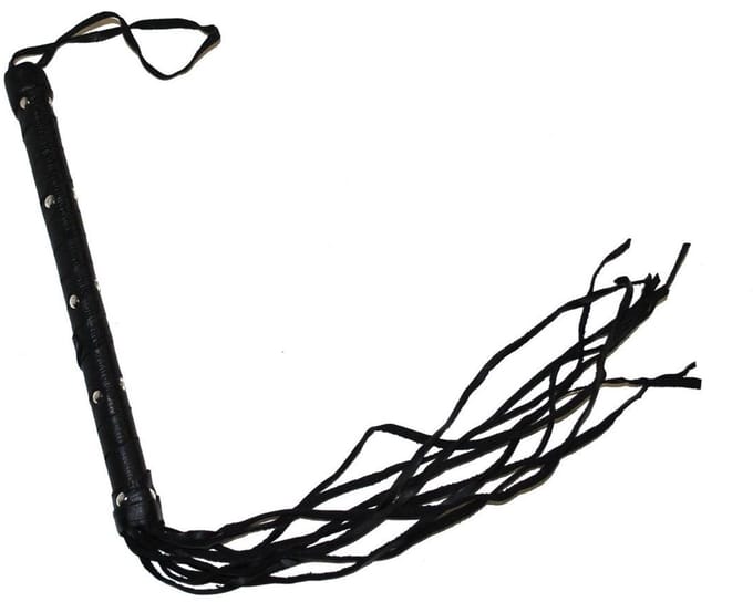 Zweep 50cm zwart