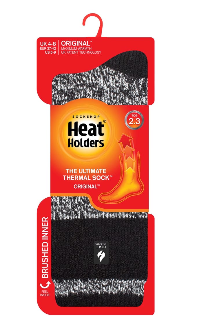 Heat Holders Dames Dikke Warme Thermische Sokken - Zwart (Sydney)
