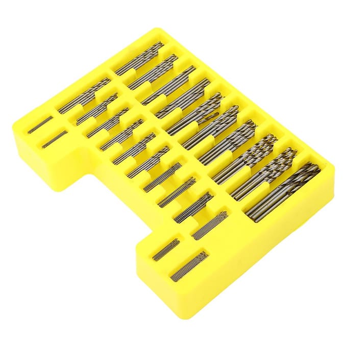 150 stuks Spiraalboren Mini Gatopener Set Hardware Accessoire Hoge Snelheid Staal 0,4-3,2 mm