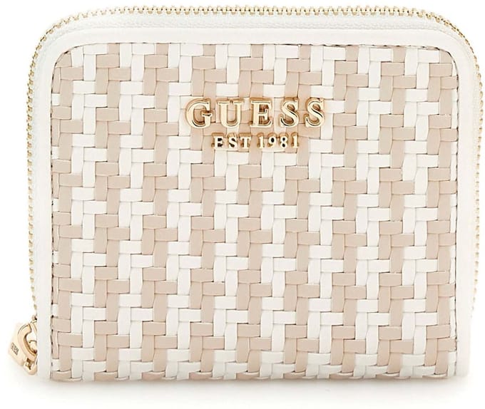 GUESS portemonnee Phaedra SLG Zip Around Wallet White Multi wit