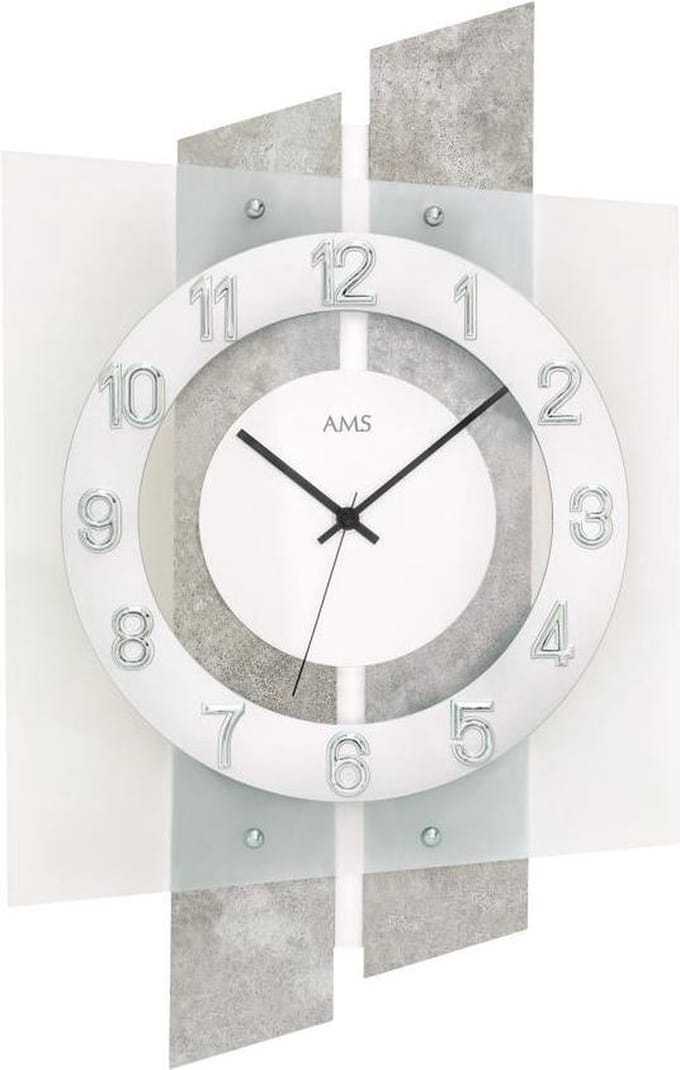 Wandklok radiogestuurd AMS - 5532