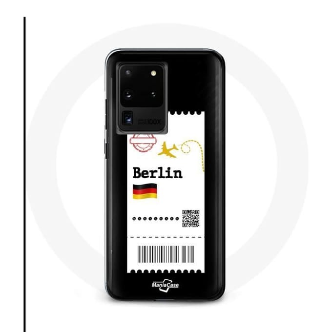Hoesje voor Samsung Galaxy S20 Ultra Berlijn vliegticket