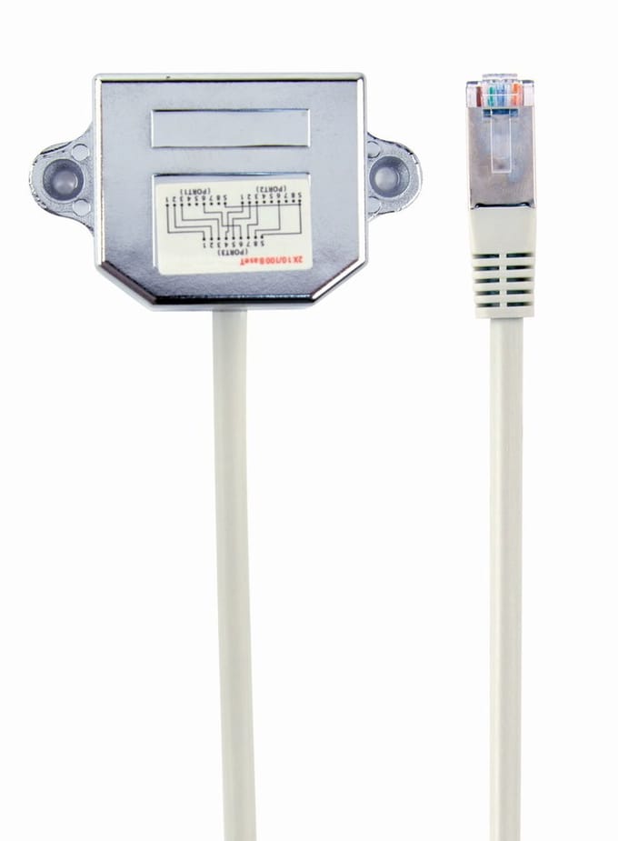 2-poorts LAN-combiner/splitter, FTP