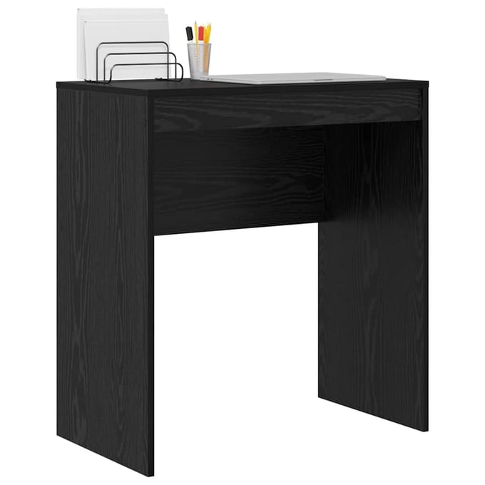 vidaXL - Bureau - Zwart - Eiken - 70 - x - 40 - x - 76 - cm