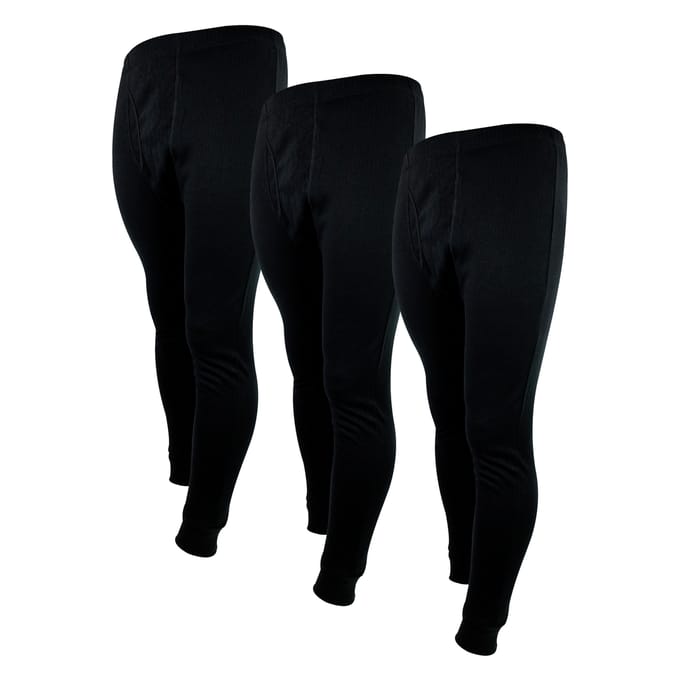 3-Pack Heren Thermisch Long John | Winter Basislaag Ondergoed Onderkleding
