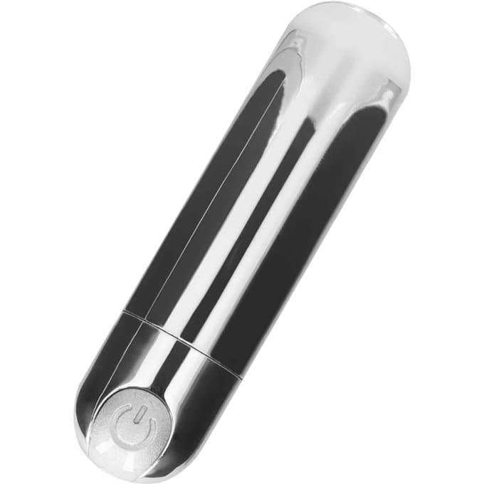 Be Good Tonight by Shots - 10 Speed Rechargeable Bullet - Silver