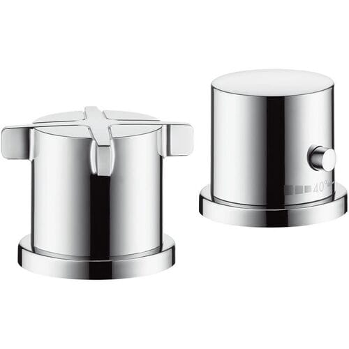 AXOR Citterio E 2-hole bath rim mixer with thermostat 36412000