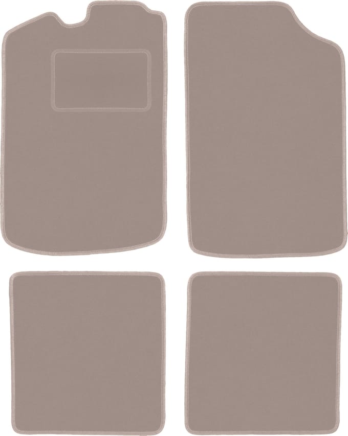 Beige veloursmatten voor: Volkswagen Golf I hatchback (1974-1983)