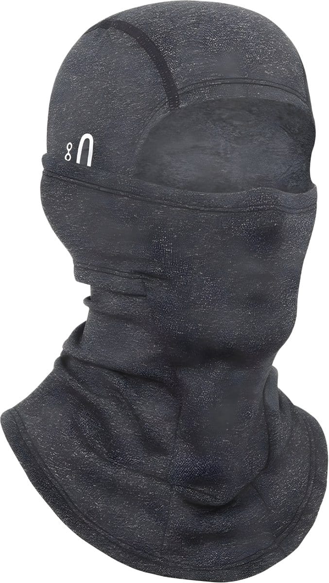 Somstyle Fleece Helmmuts - Balaclava voor Winter - Motor / Scooter Bivakmuts - Donkergrijs