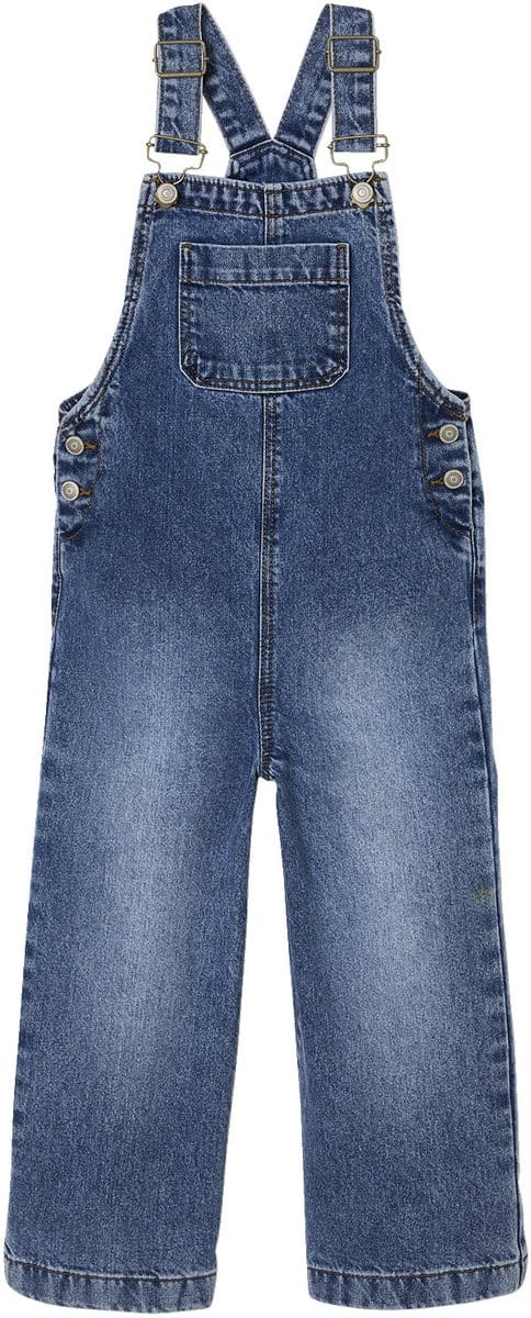 Vertbaudet Wijde salopet van jeans voor meisjes