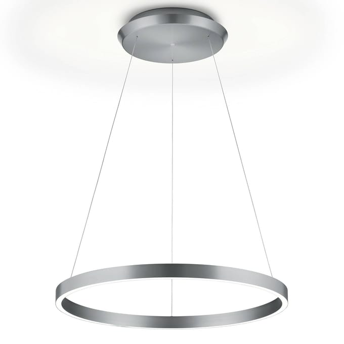 Knapstein LED hanglamp Svea-L 60 nikkel