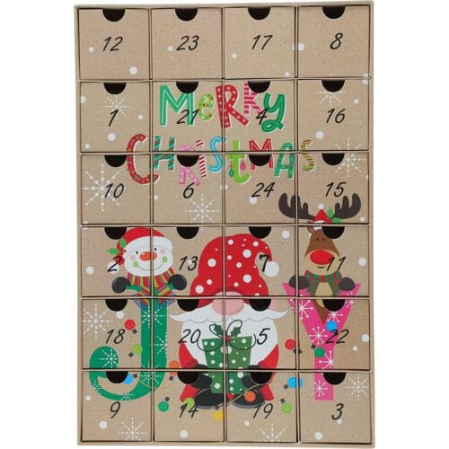 Koopmans Koopman Adventskalender - Kerstontwerp, 383 x 257 x 65 mm