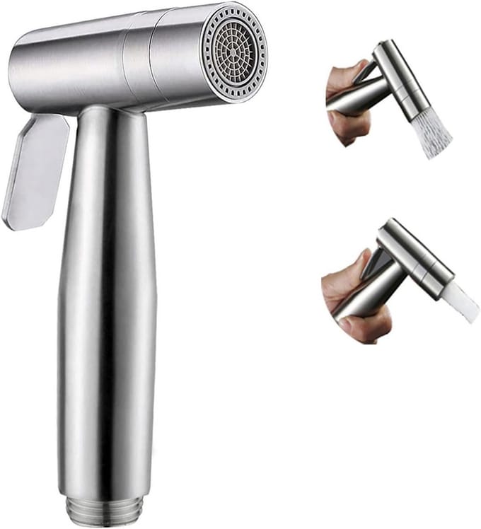 Draagbare Bidet Douche met 2 Sproeimodi Roestvrij Staal