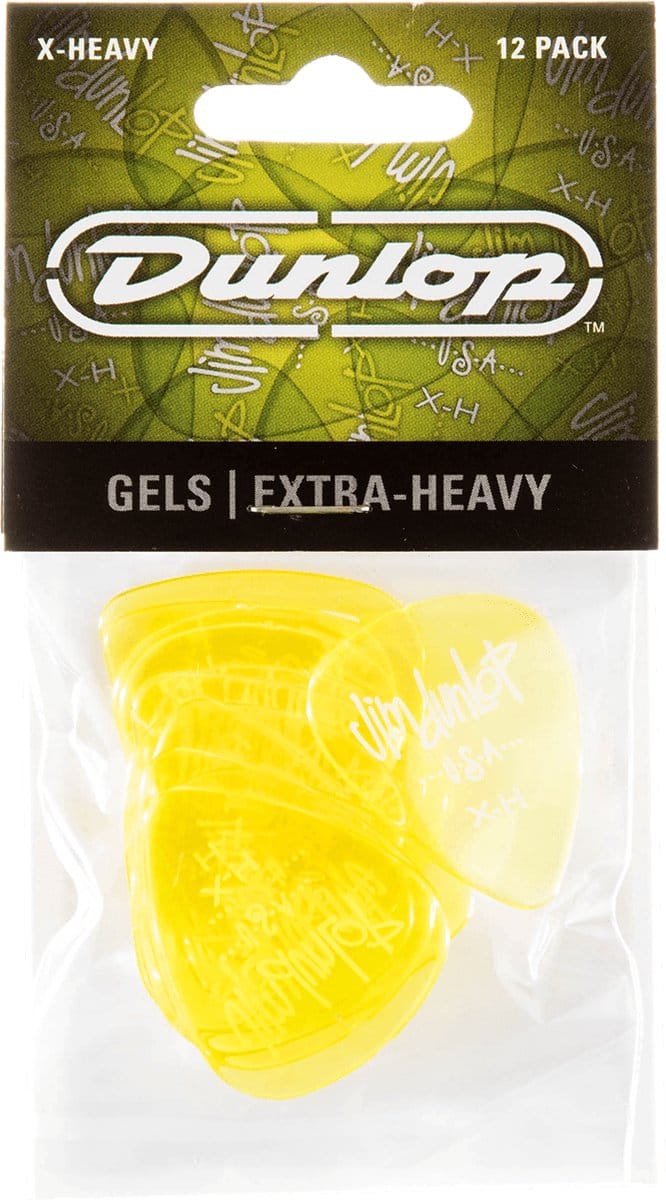 Jim Dunlop - Gels - Plectrum - Extra Heavy - 12-pack