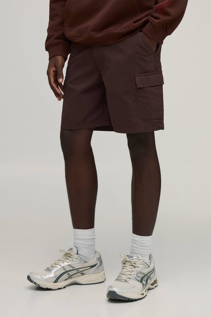 Short Length Cargo Pocket Short | Chocolate | Size Small
