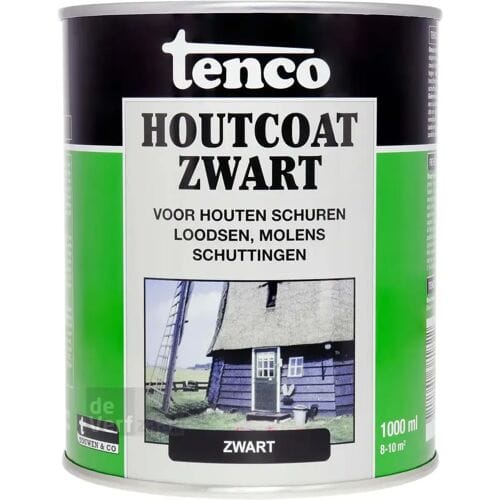 Tenco Houtcoating Zwart - 1 liter
