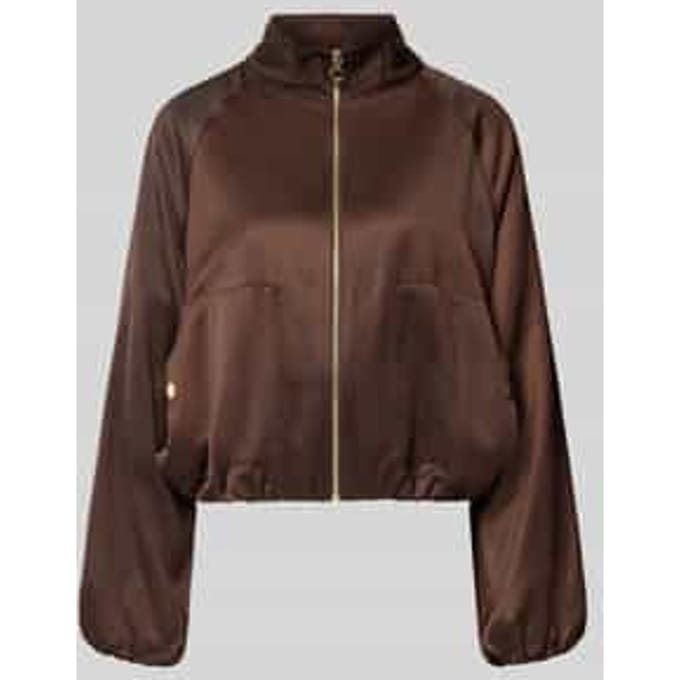 Regular fit blouson van viscosemix