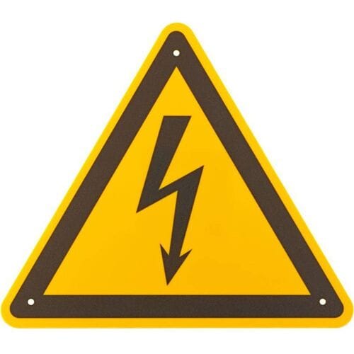 Stahlwille Waarschuwingsbord elektrische spanning 200 mm 1 stuk(s)