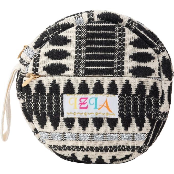 IZIA Ronde minitas Dames zwart/beige