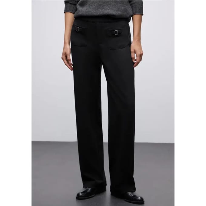 Broek met gespdetail