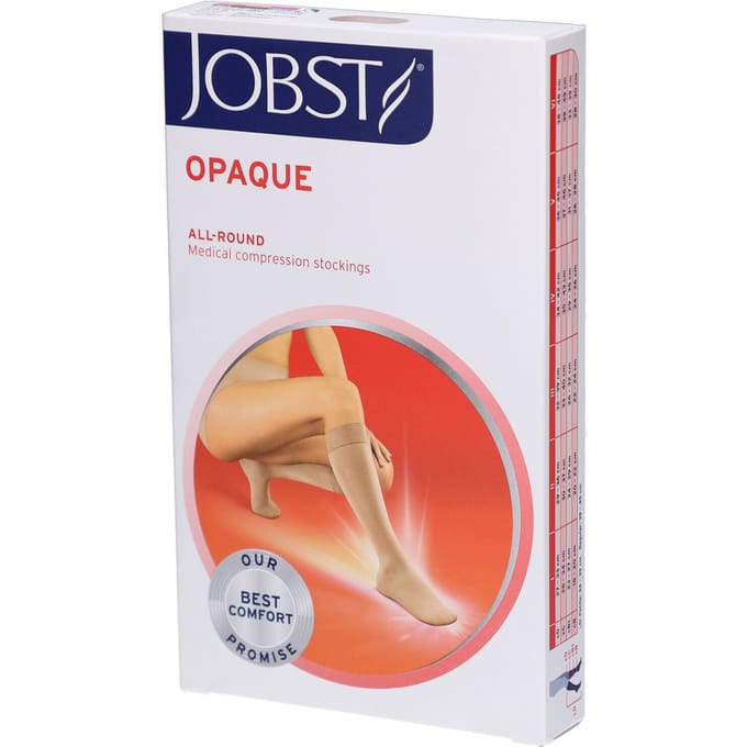Jobst Opaque 1 Ad Pet Open Sft Black Iv Pair
