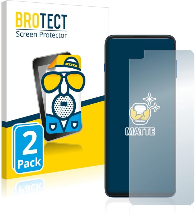 BROTECT - Screenprotector voor Motorola G100 - Folie Beschermfolie matte 2 Stuks