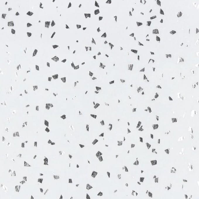 Zijdepapier - Edelstenen - Zilver metallic op wit - 50x75 cm - Pak à 100 vellen