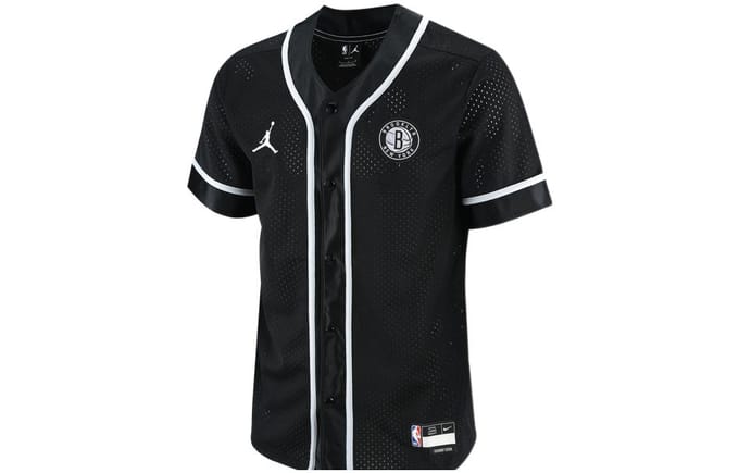 Jordan T-shirts Heren Zwart V-hals Normale Rechte Pasvorm M black