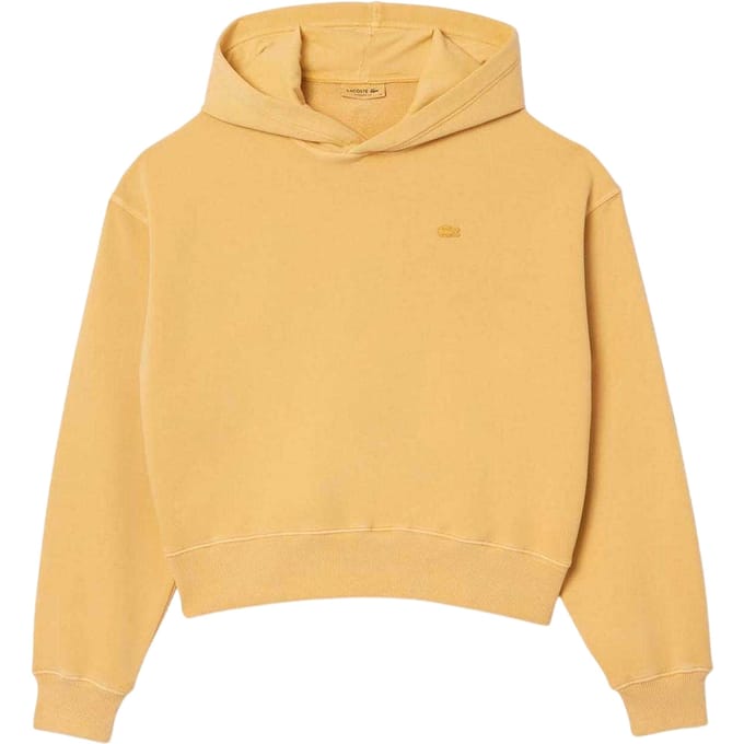 Lacoste Dames/Dames Natural Dyed Oversized Hoodie (Oranje melange)