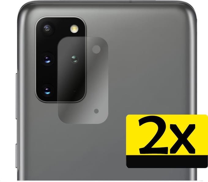 Camera Lens Protector - Geschikt voor Samsung Galaxy S20 Plus - 2 Stuks - Camera Screenprotector - Beschermglas - Gehard Glas - Tempered Glass - Screen Protector