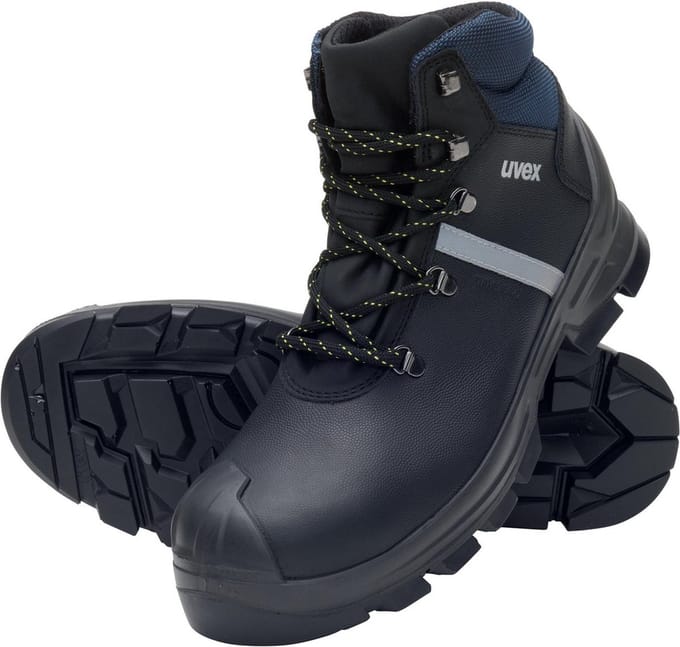 Uvex Veiligheidsit-schoen Laarzen 6512 Zwart S3